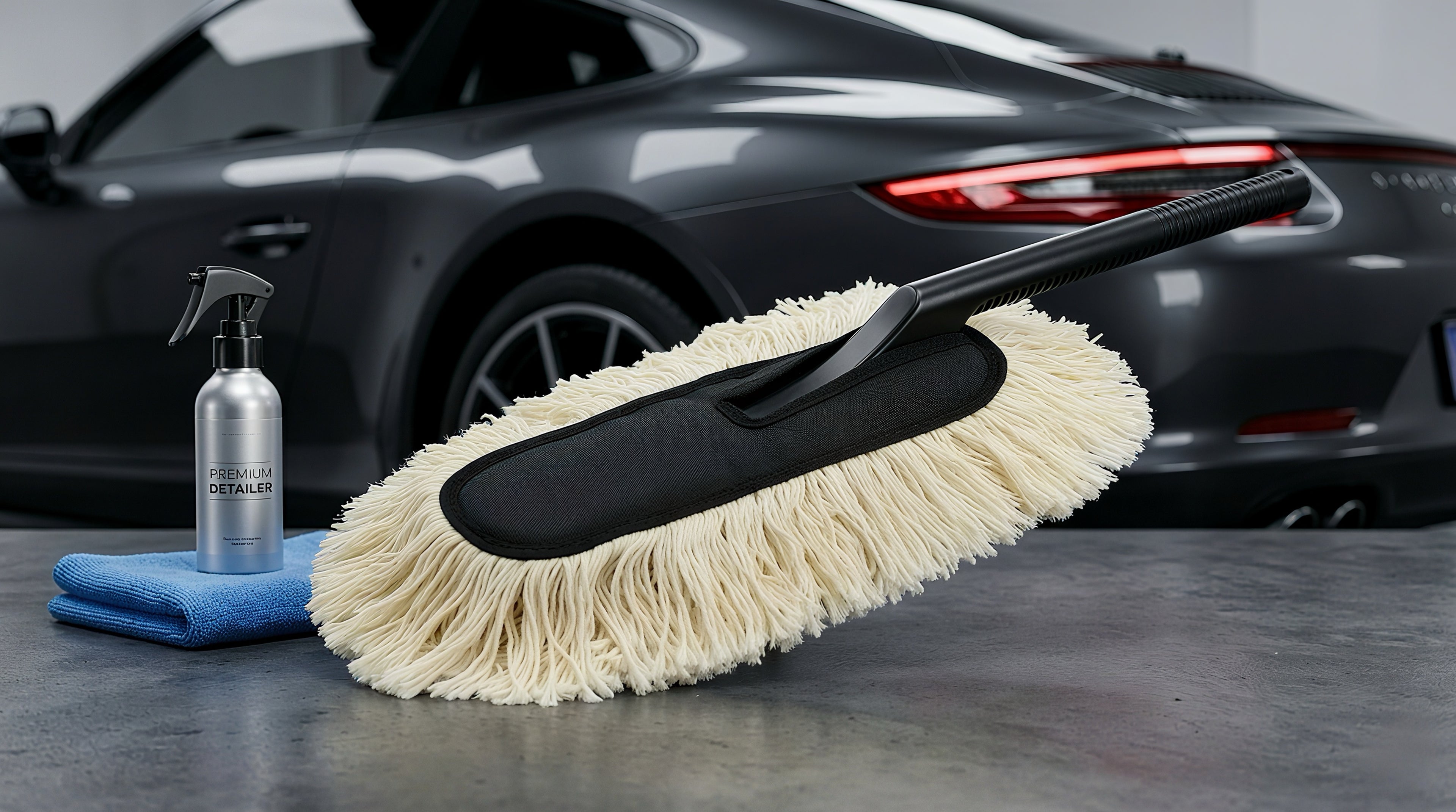 Scratch-Free Microfiber Car Cleaning Duster – Wipe Away Dust Instantly!