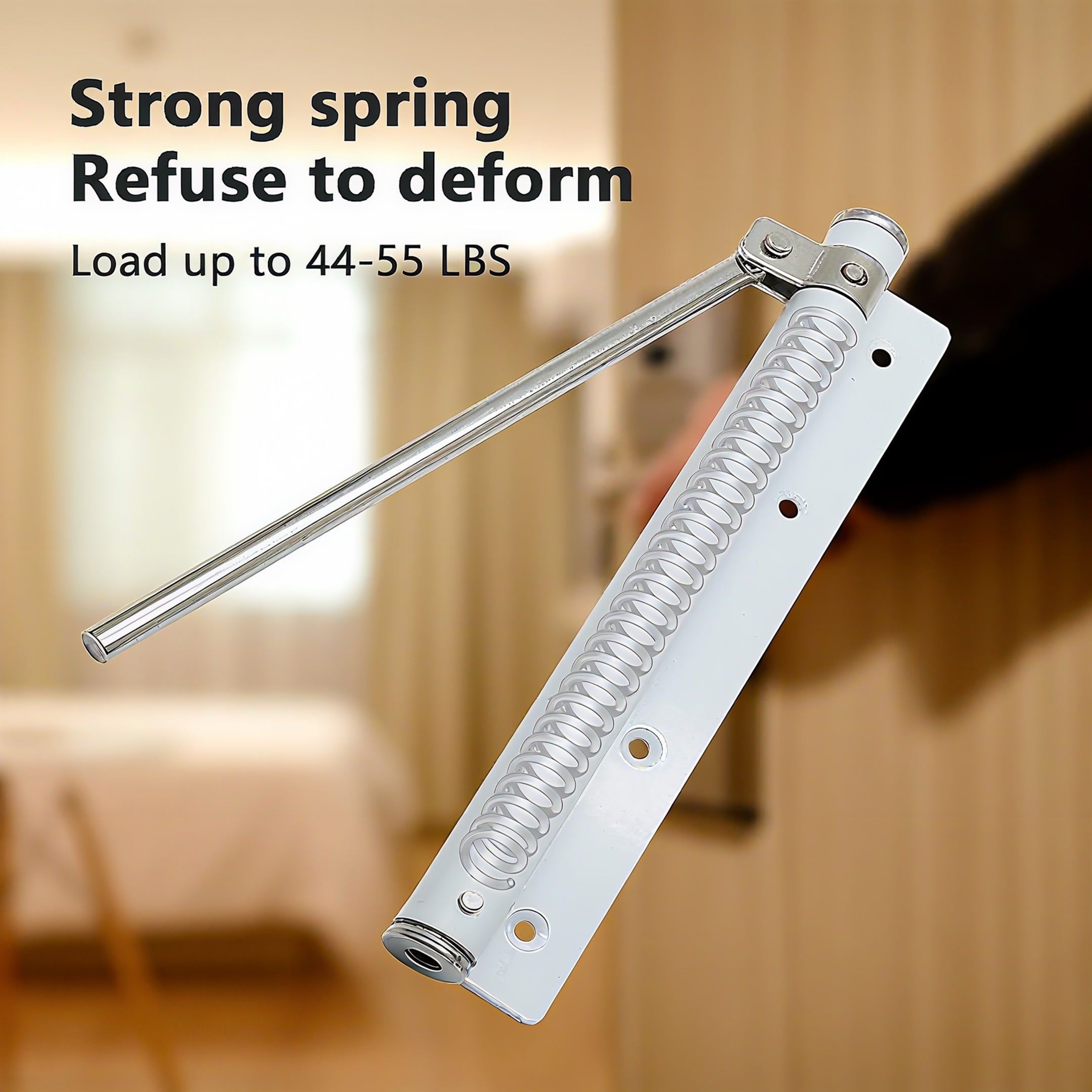 Premium Automatic Door Closer - Stainless Steel