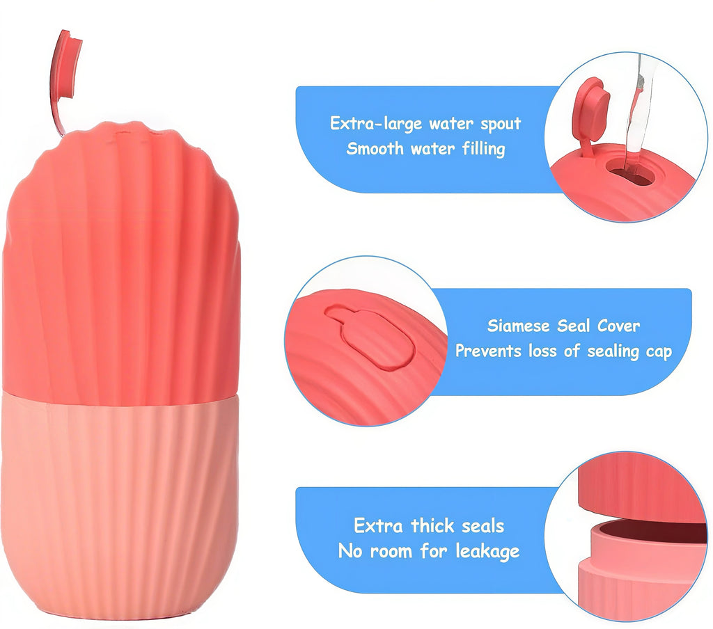 4-in-1 Ultimate Self-Care Glow Kit: Jade Roller, Gua Sha, Silicone Scalp Massager & Ice Roller Mold for Face & Hair Care